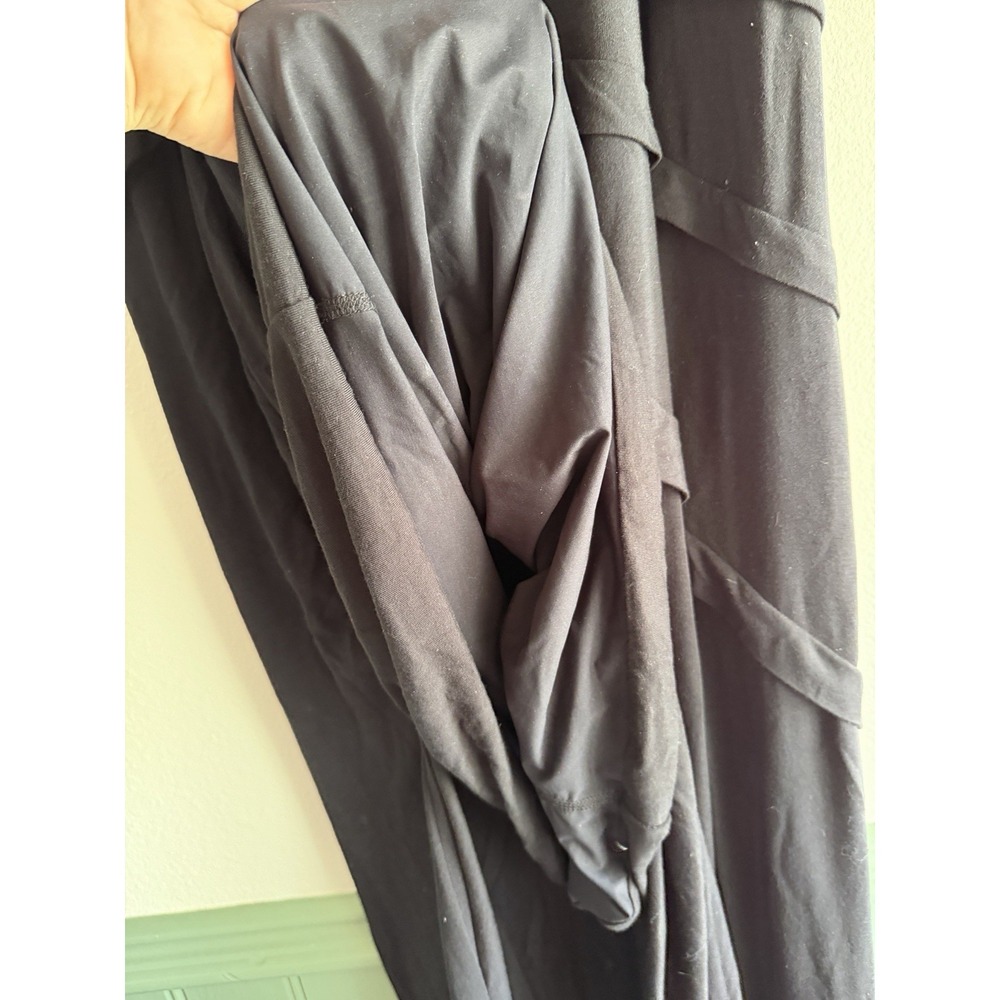 Lysse Modal Ruffle Layered Maxi Dress Black X-Large - Picture 9 of 10